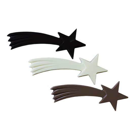 Stella cometa al cioccolato bianco-fondente-latte.  By World Products Shop
