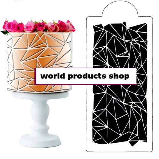 Stencils to decorate the edge of your cake