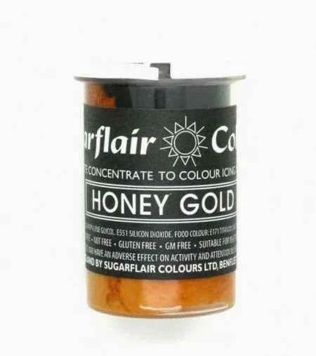 Oro Miele. Colorante in Gel concentrato. Gold Honey. Sugarflair