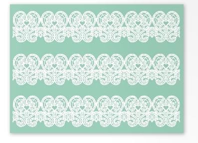 Tappetino in silicone per decoro Linea Magic Decor TMD05 Pavoni.