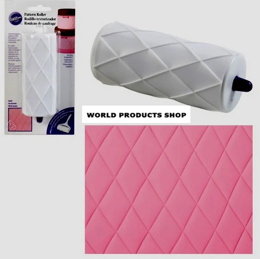 Quilt. Rolling pin. Wilton