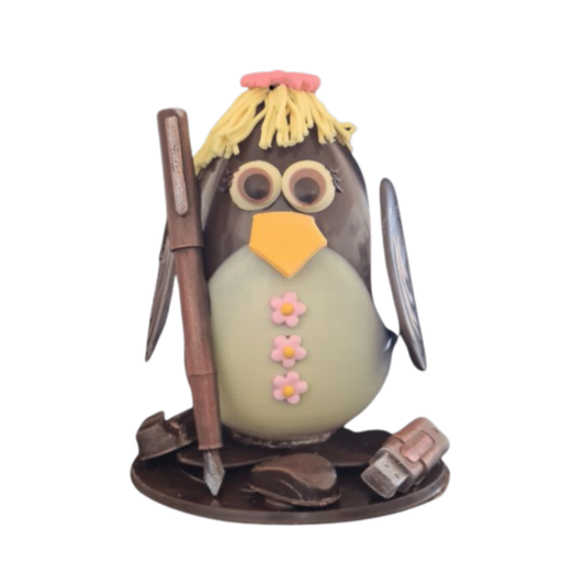 UOVO DI PASQUA PINGUINO “LA SEGRETARIA”