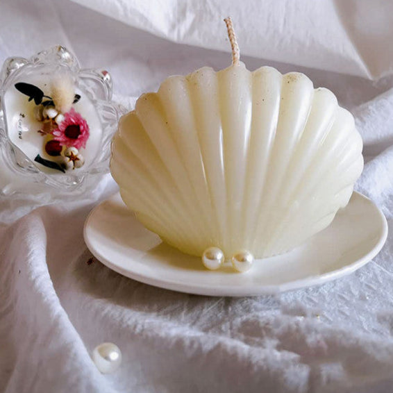 Grande Conchiglia Stilizzata Geometrica di 14.4 cm. Stampo Mare anche per Candele - WORLD PRODUCTS SHOP