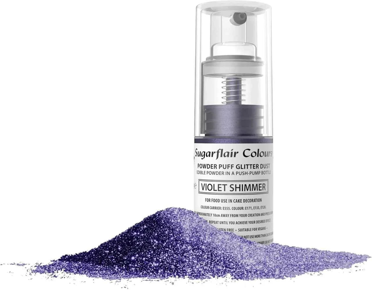 Polvere Spray Glitter Rosso perlescente. Naturale 100% ed edibile per Candele e Saponi