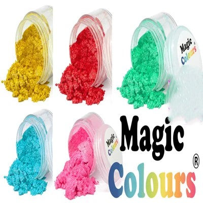 Blu con effetti Metallici molto Luminosi e Scintillanti. Colorante Lipo in polvere. Sparkle Lustre Magic Colour