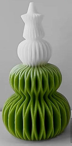 Albero di Natale Geometrico di 13.5 cm. Stampo in silicone anche per Candele - WORLD PRODUCTS SHOP