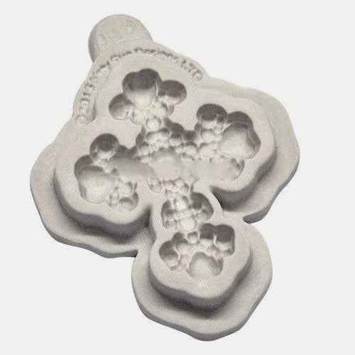 Fiocchi di neve. Set 3 Mini stampi ad espulsione. Originale PME