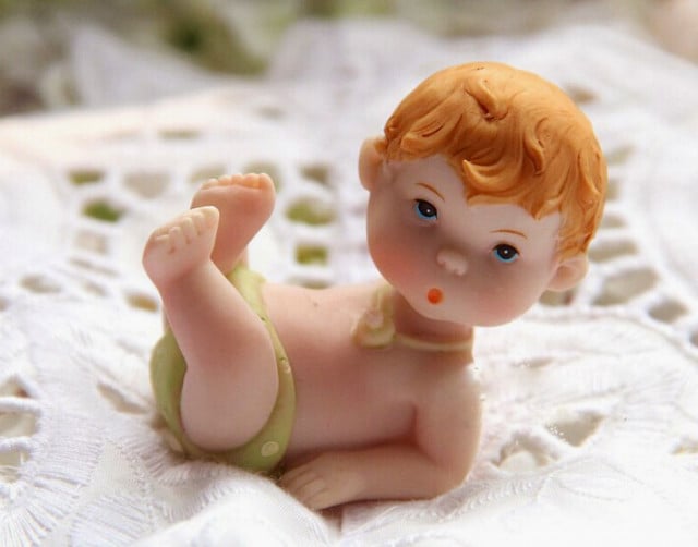 Neonato piedini in su. Stampo in silicone ad Alta definizione