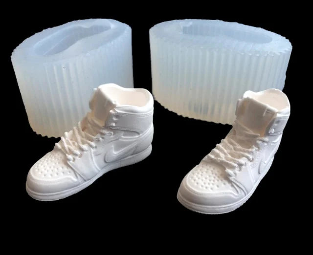 Paio di Scarpe Nike Air Force di 5 cm. Stampo in silicone anche per Candele - WORLD PRODUCTS SHOP
