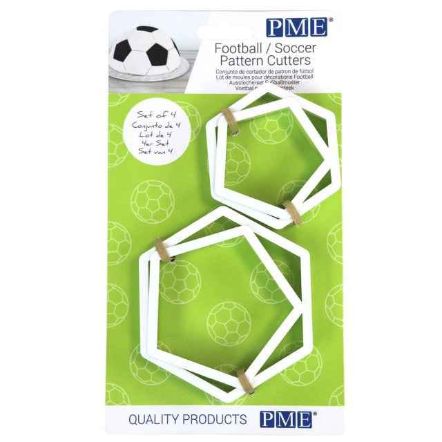 Pallone Calcio. Set di 2 Semisfere con stampo di Esagono e Pentagono.