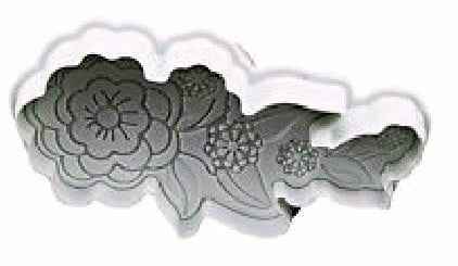 Grande fiore decorato.Stampo espulsione Tagliapasta.
