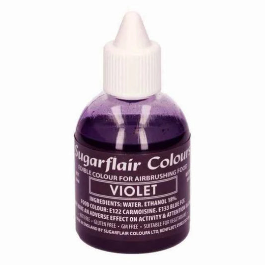 Viola  60 ml. Colorante liquido anche per Aerografo. Sugarflair