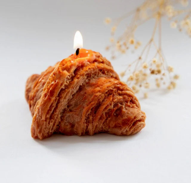 Cornetto Croissant di 7.5 x 5.5 x 3 cm. Stampo in silicone anche per Candele - WORLD PRODUCTS SHOP