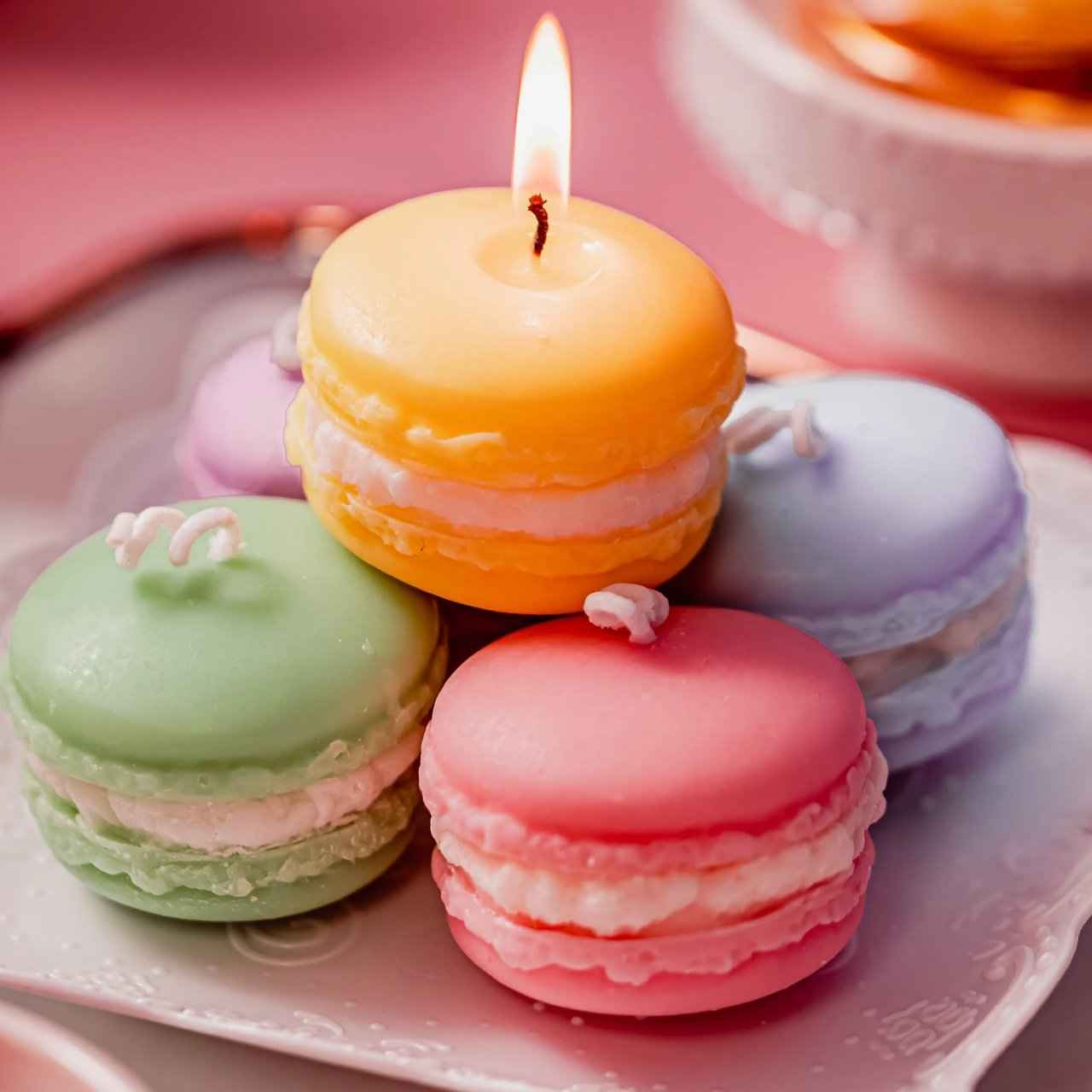 Macaron alle Mandorle. Fragranza Per Candele