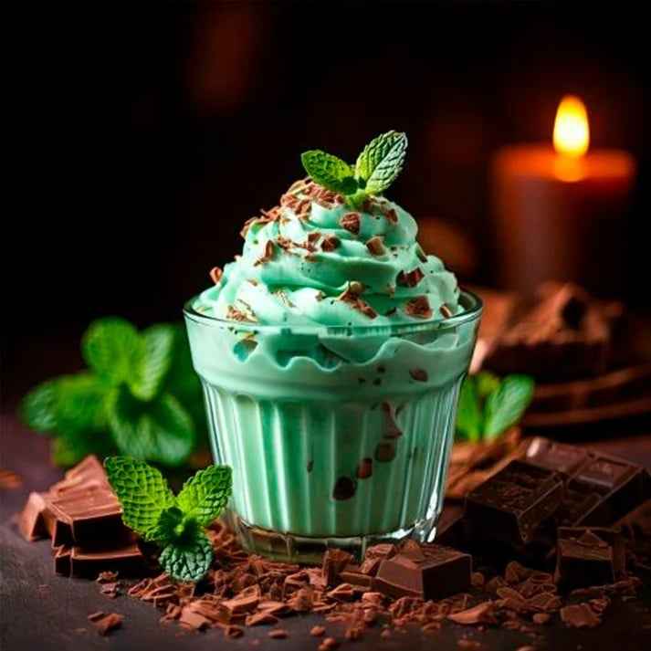 Gelato al Cioccolato e Menta. Fragranza Per Candele