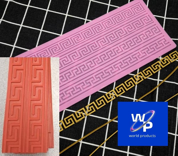 Versace Greca Griffe. Stampo Tapis Relief 4 decori in silicone