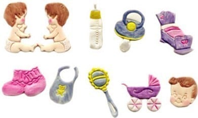 Baby mold. Cookie cutter mold.