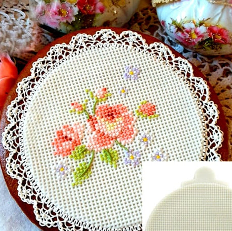 Centrino di Pizzo. Grid Silicone Cake Mold Fondant Lace. Stampo in silicone