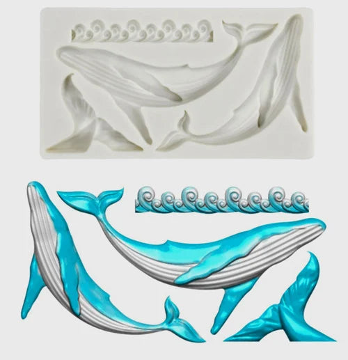 Large silicone mat with 26 Forest leaves. 32 x 32 cm mold. Bosco Natura line.