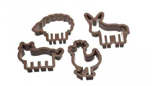 Tagliapasta in plastica Animali della Giungla.Leone Elefante Giraffa e Coccodrillo.