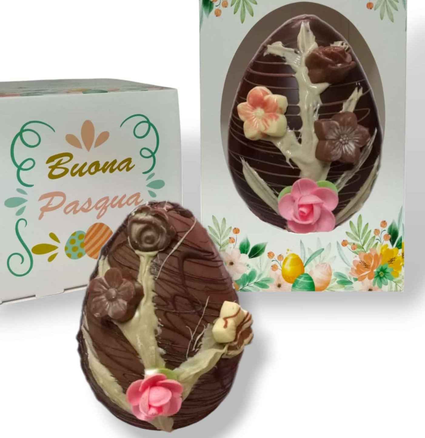 Uovo Fabergè floreale rose.      500 GRAMMI