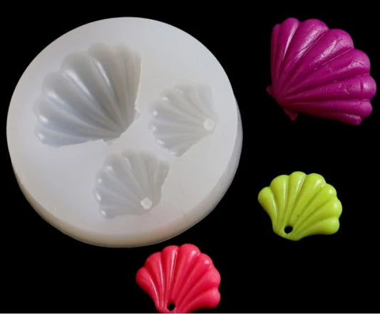 Conchiglie con FORO. Stampo Mare in Silicone