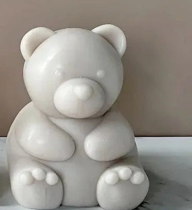 Orsetto seduto di 9.2 cm. Grande Stampo in silicone anche per Candele - WORLD PRODUCTS SHOP