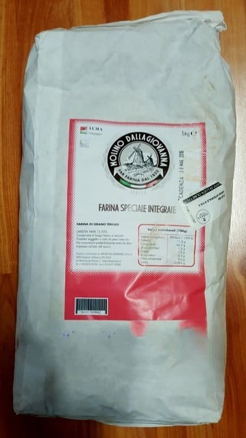 Farina Integrale TIPO S. W 390. Per Lievitati.Dallagiovanna