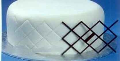 Trapunta. Grande Stampo Tagliapasta Effetto Diamante. Patchwork Cutter. Diamond Design