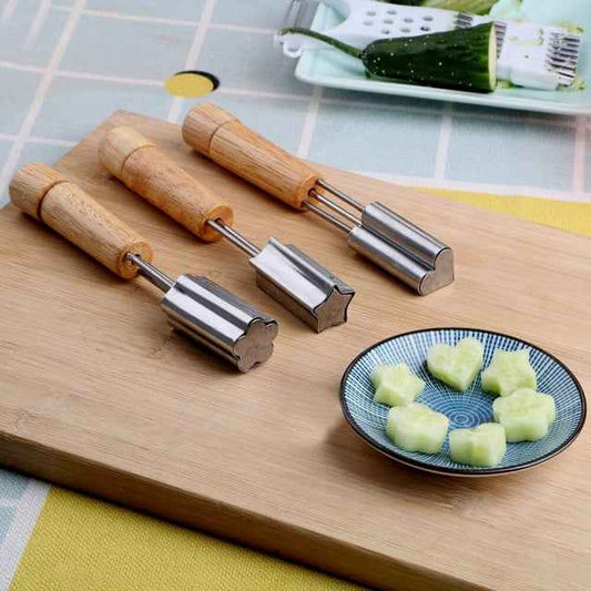 Stella Cuore e Fiore. Stampo espulsione in metallo