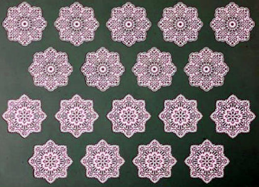 Pizzi e Merletti. Grande Tappetino in silicone. Modello CP6