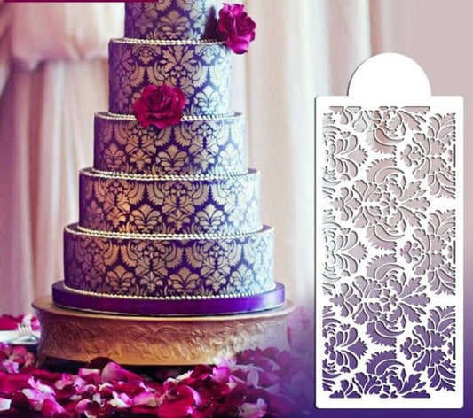 22.5cm Floral Border Stencil. For all decorations.