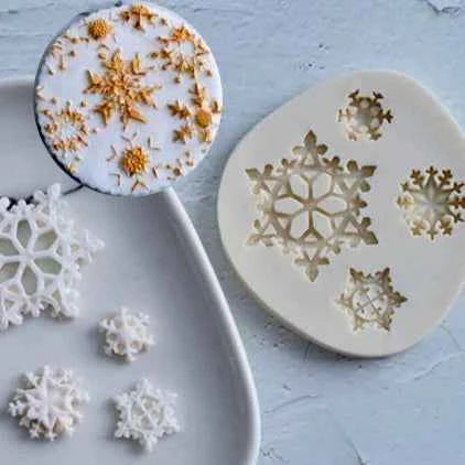 Elegante Fiocco. Stampo in Silicone con 3 Fiocchi