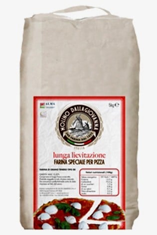 FARPIZZA ROSSA. Pizza. Lunga lievitazione. W 390. S. Farina Tipo 00. Molino Dallagiovanna