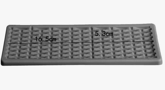 Bordo a Intreccio a Uncinetto Lana. Stampo in silicone