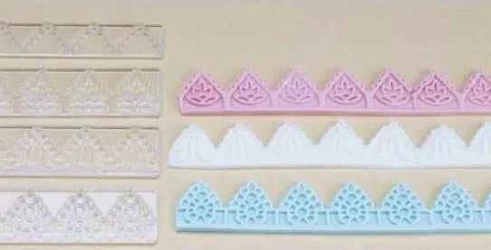 Set di 3 stampi. Bordo e Cornice