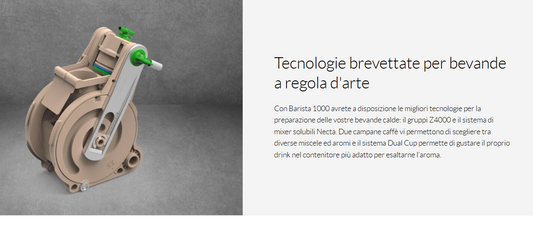 Barista 1000 Dual cup doppio espresso