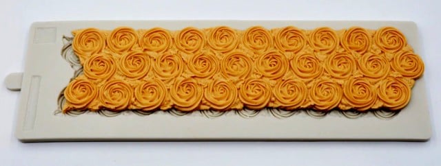 Bordo 30 Rose. Fantastico Stampo in silicone