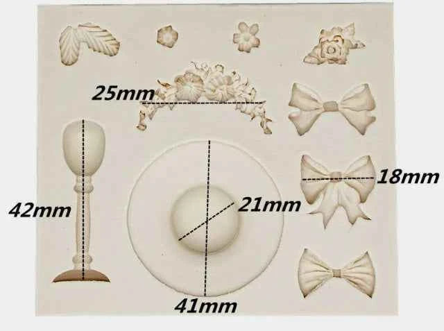 Grande Fiocco di neve con Babbo Natale. Stampo silicone