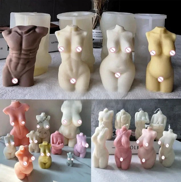 Corpo Uomo Donna anche Incinta e che allatta neonato. Stampo in silicone anche per Candele - WORLD PRODUCTS SHOP