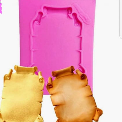 Graduation Parchment. Silicone mold.