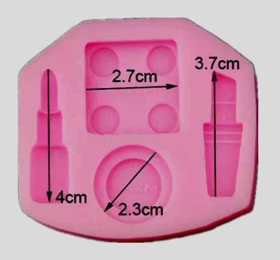 Rossetto Profumo e Cipria. Makeup Tools Lipstick Silicone Mold. Stampo Makeup