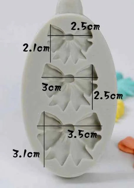 Bellissimi Fiocchi. Stampo Fiocco in silicone in 4 forme