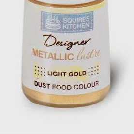 Oro Metallizzato. Colorante Lipo in polvere concentrato. Squires Kitchen