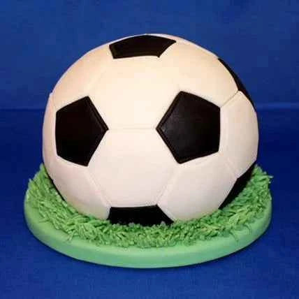 Set di 6 decorazioni a tema Pallone di Calcio in zucchero. PME
