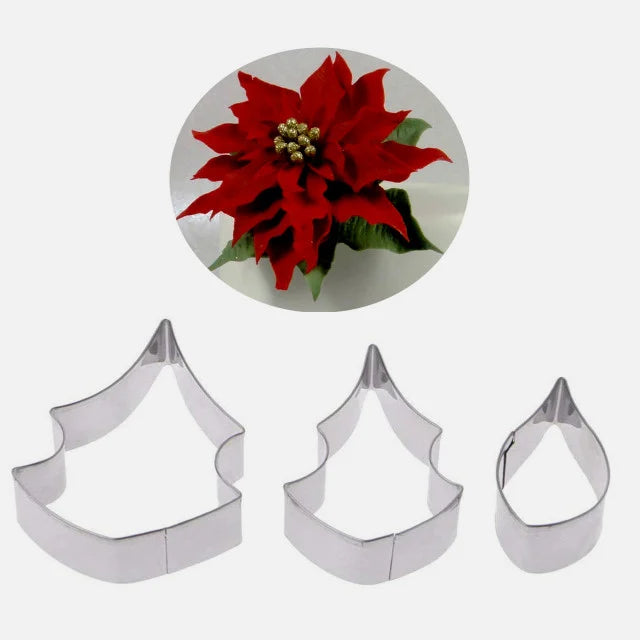 Stella di Natale. Set di 3 Stampi in metallo