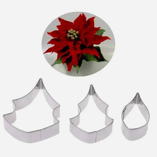 Stella di Natale. Set di 3 Stampi in metallo