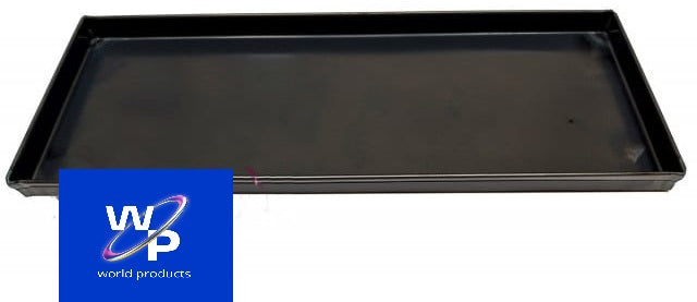 40 x 20 x 2 cm. Teglia in lamiera blu 8/10 artigianale per uso Alimentare