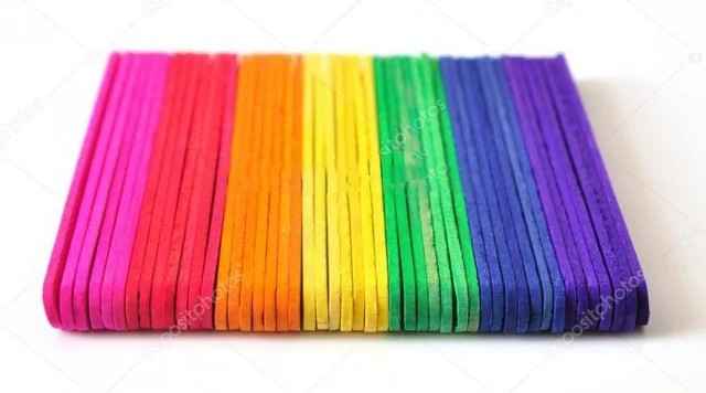 40 Stecche Gelato h.113 mm. In Legno.