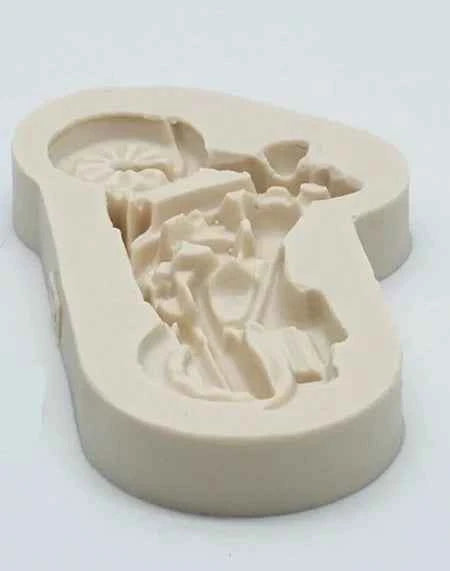 Carrozza con ruote. Stampo tagliapasta